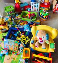Duzy zestaw zabawek dla dziecka 1-3 latka