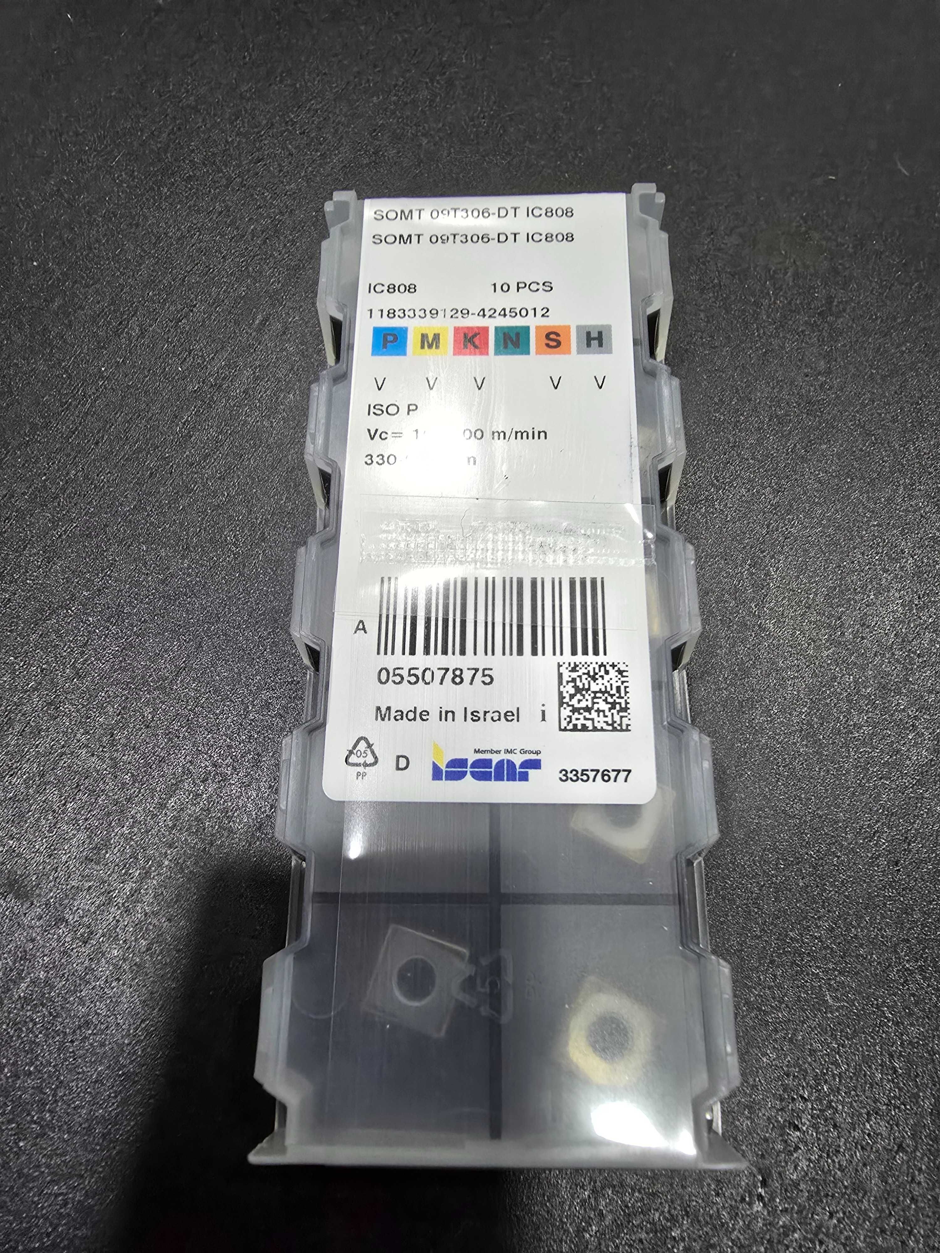 Pastilhas para Broca ISCAR SOMT 09T306-DT IC808