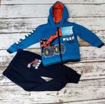 Dres niebieski ocieplany r.122