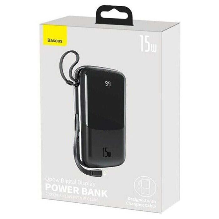 Повербанк Baseus Amblight 30000mAh 65W White оригинал powerbank