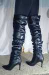 03 Muszkieterki Kozaki Szpilka r. 43 - 43,5 / Szpilka 11 cm Wide Fit