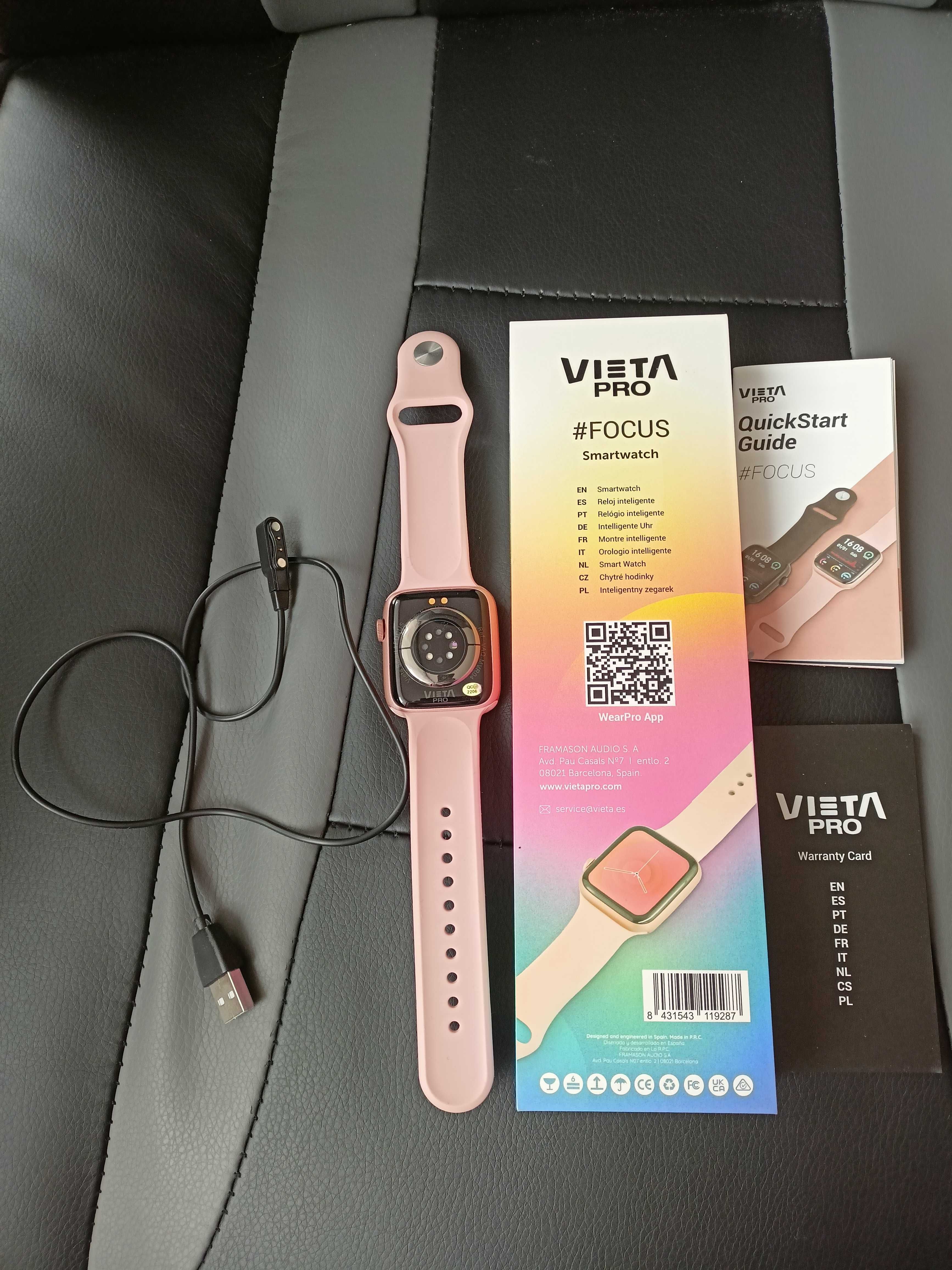 Zegarek, smartwatch Vieta PRO