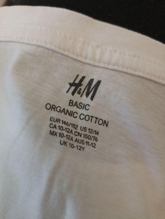 Zestaw 7 koszulek H&M, Smyk rozmiar 146-152