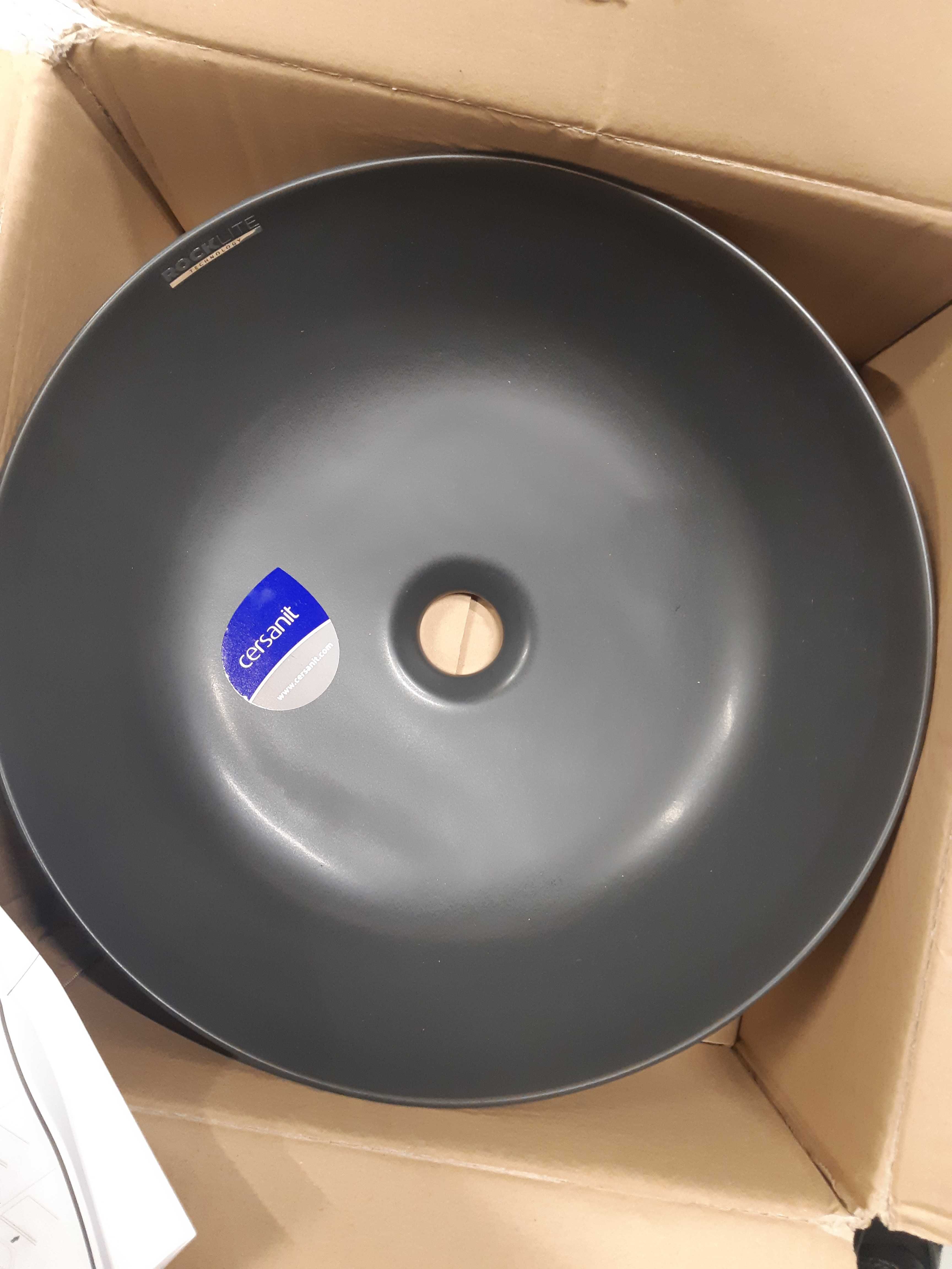 Umywalka Cersanit Larga antracyt K677-019