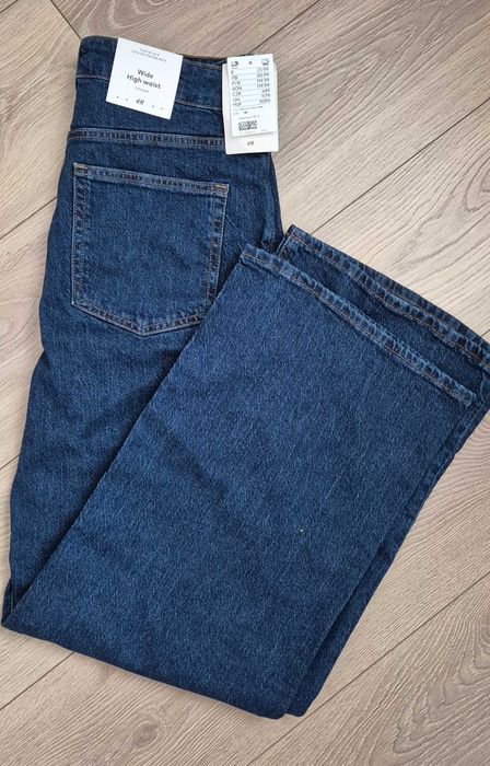 Nowe spodnie Jeansowe H&M Wide High roz 40