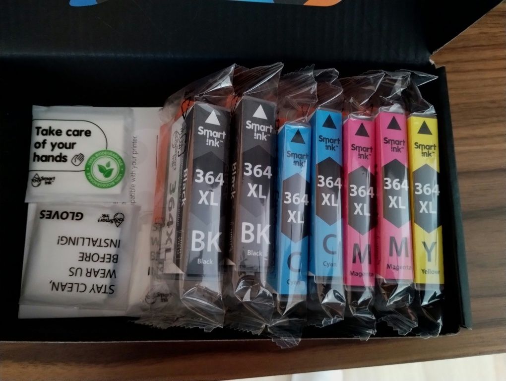 Cartuchos tinta compatível 364 XL com impressoras HP