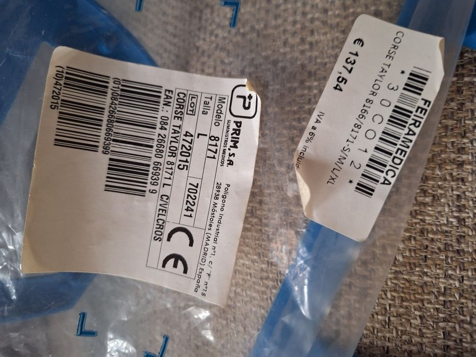 Colete ortopédico tamanho L