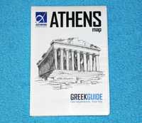 Ateny mapa Ateny mapa Aten Grecja Athens Greece