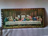 quadro pintada á mão da Mesa dos Apóstolos muito antiga