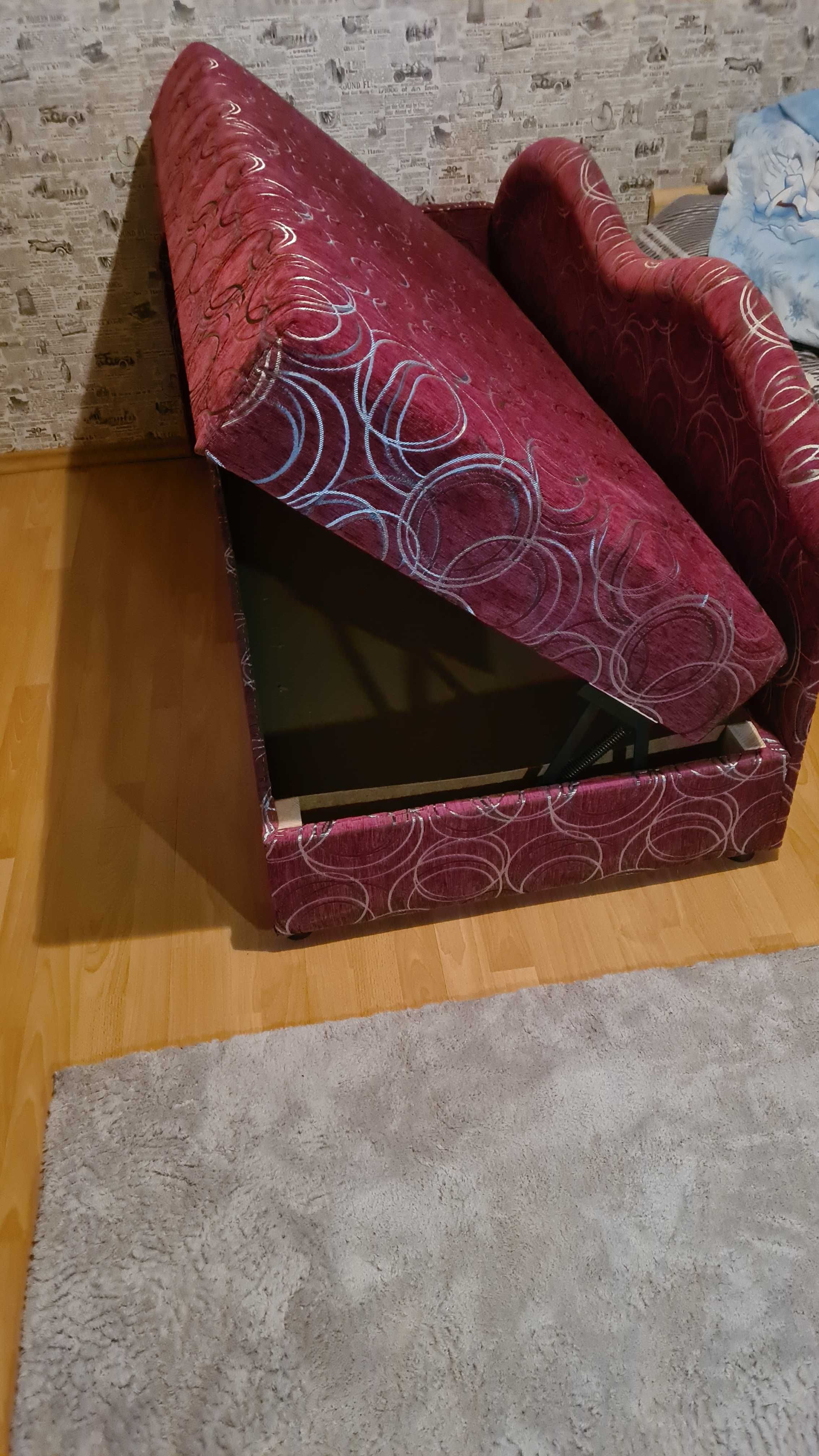 Kanapa łóżko z szufladą