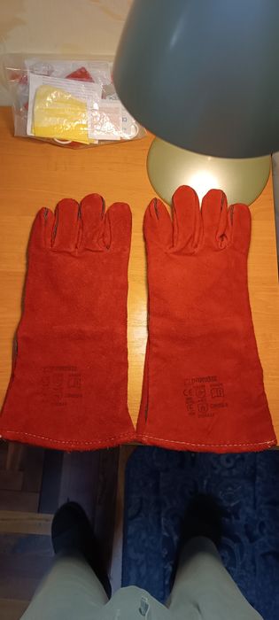 Перчатки сварщика краги Promsiz CSW002-R