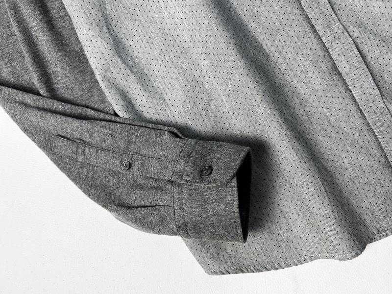 Armani Exchange мужская хлопковая рубашка с длинным рукавом