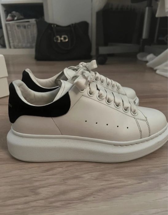 Buty skórzane Alexander McQueen