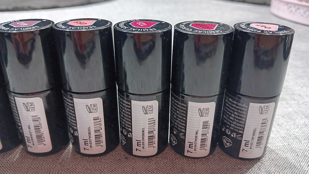 Lakiery hybrydowe semilac zestaw 8