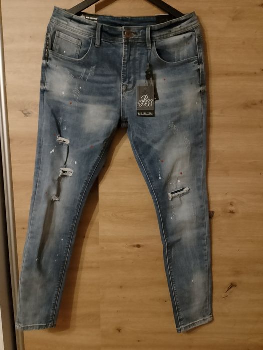 Spodnie męskie dżinsowe