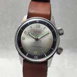 TELDA Vintage Diver EPSA Super Compressor lata 60 stal 36mm