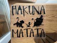 Наклейка "Hakuna Matata" на авто, мотоцикл, скутер, ноутбук!
