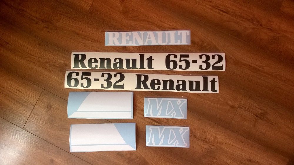 Naklejki Renault 85-32 MX 65-32 MX 106-54 TL