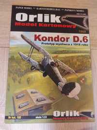 Model kartonowy Kondor D.6 wydawnictwo Orlik 7/2020