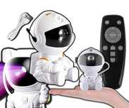mini PROJEKTOR GWIAZD rzutnik astronauta lampka nocna PILOT (PROMOCJA)