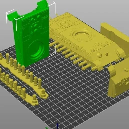 3д модель танка Тигр 2