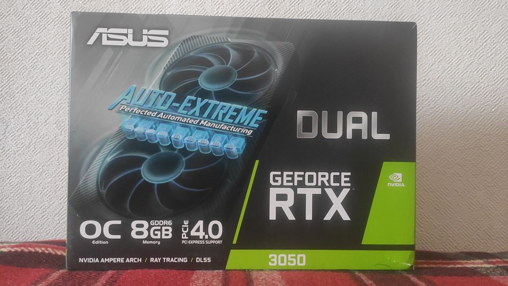 Видеокарта geforce rtx 3050 8gb asus
