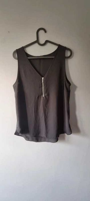 Czarna Koszulka papaya M