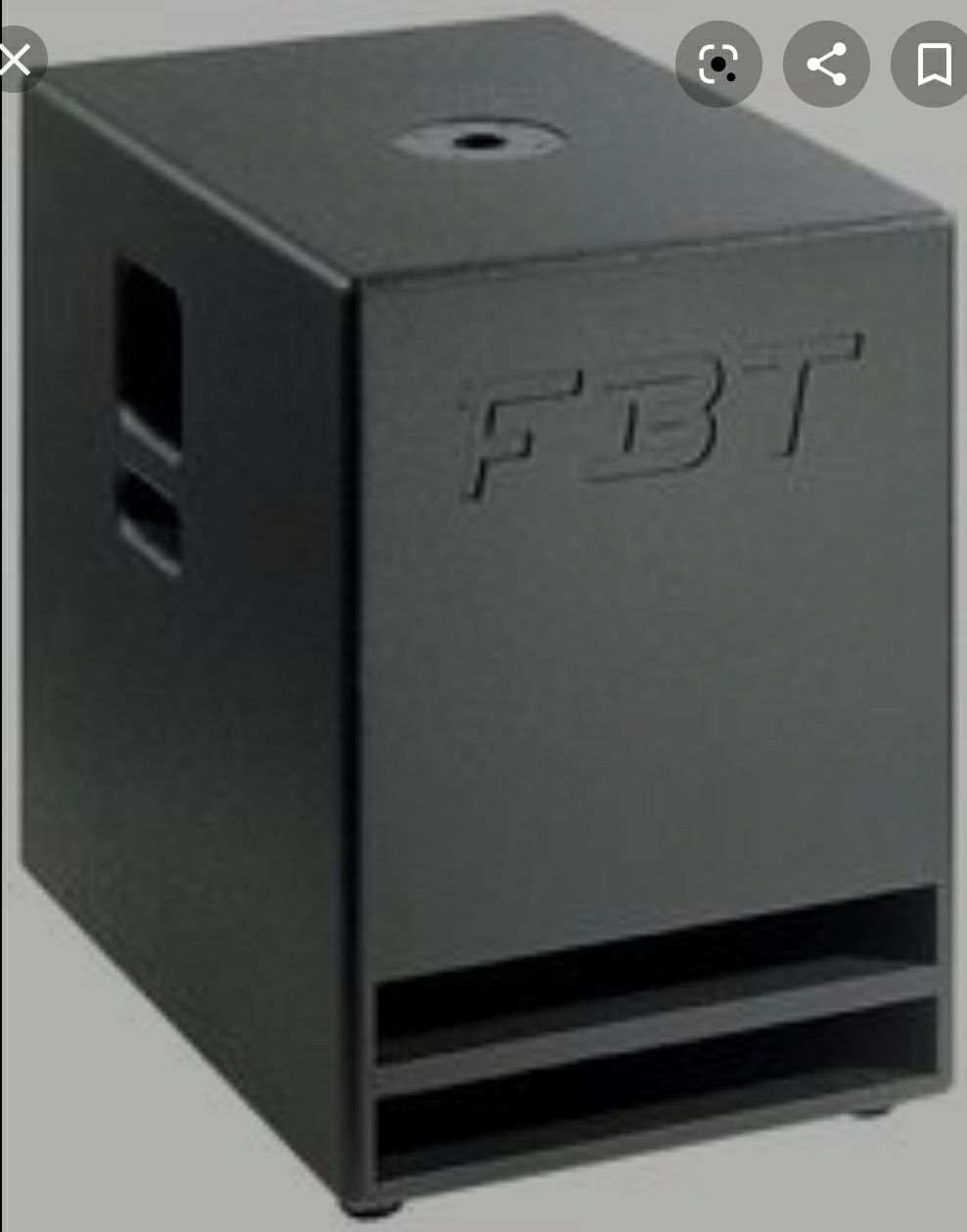 Fbt colunas PA audio pro