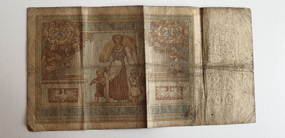 Stare banknoty polskie i niemieckie