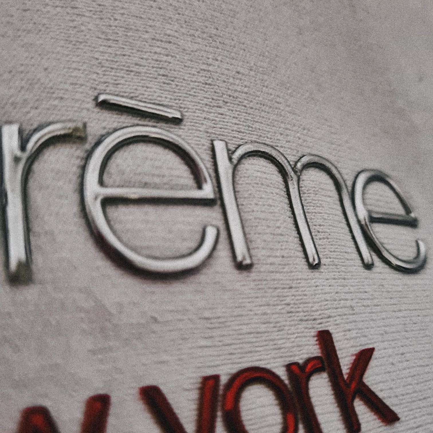 Supreme Chrome Classic Logo hoodie