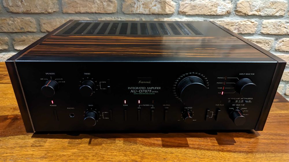 Sansui AU-D707F EXTRA | Drewniana Obudowa | Cały Szkielet Z Miedzi |