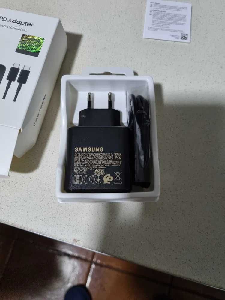 Carregador  Samsung original 45W PD super rapido com cabo C-C