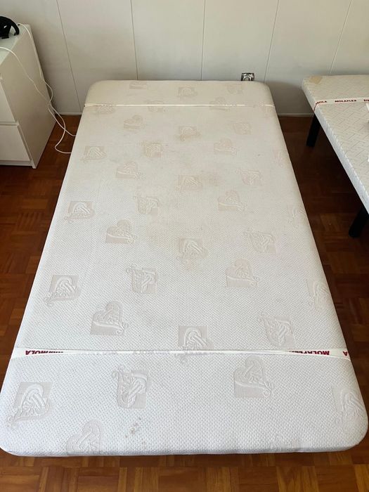 Cama molaflex com colchao 0.95/1.90