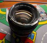 Lente vintage Canon FD 50mm 1.4 "Chrome Nose"