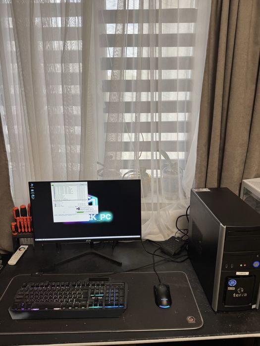 Игровой компьютер i3 8100 8ГБ ОЗУ SSD128ГБ HDD320ГБ RX480/4ГБ