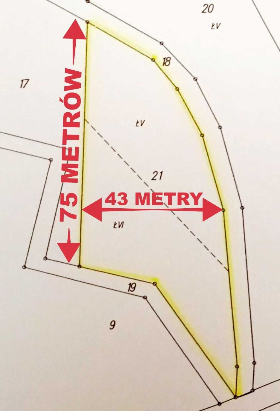 Działka  0,30 ha,  Koszalin 9 km,  Szczeglino,  PRĄD, MPZP, Rzeka