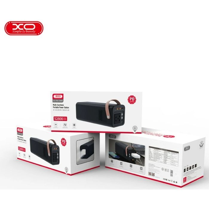 Портативна зарядна станція XO PSA-200W 52800mAh,190Wh