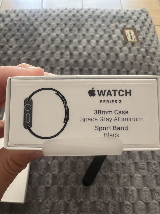Apple watch 3 38mm space gray aluminium