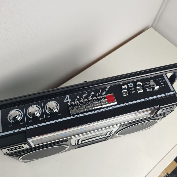 Ретро Магнітофон  касетний Bluetooth Silva Schneider.