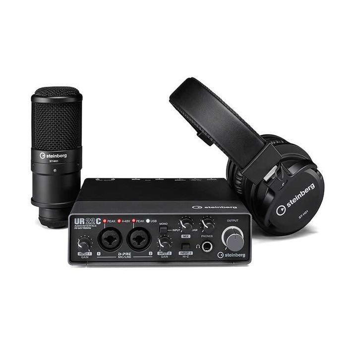 USB аудіоінтерфейс Steinberg UR22C Recording Pack