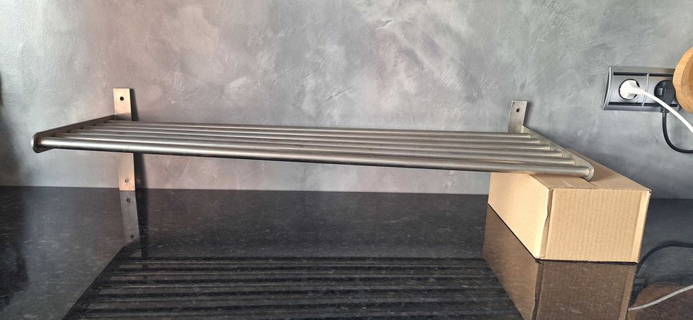 2 Prateleiras de cozinha em Aço. Design Moderno