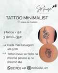 Tatuagens minimalista!