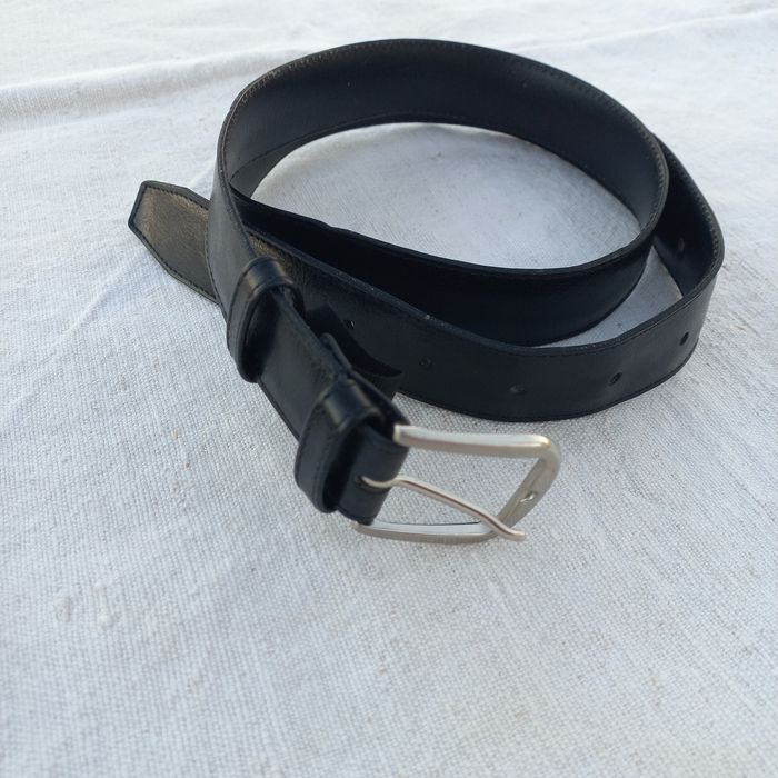 Cinto de pele genuína preto