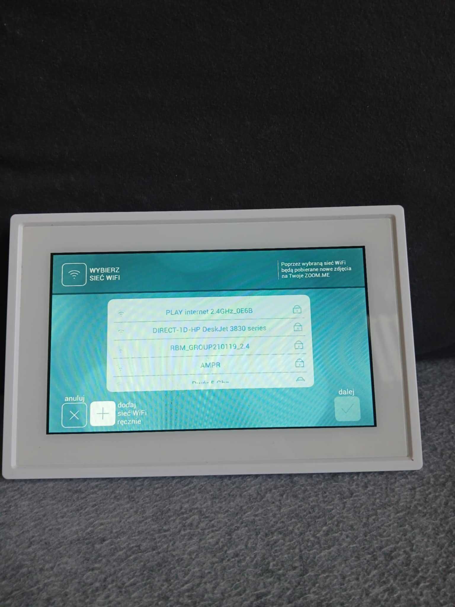 Ramka cyfrowa Goclever ZOOM.ME WiFi, IPS, 7 cali