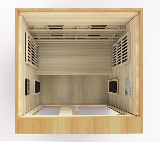 Sauna Infrared / na Podczerwień - INFRAPLUS™ 2 TRENDY Biały Cedr