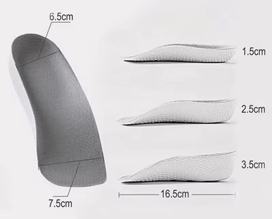Wkładka 3,5cm ortopedyczna korekcyjna do buta prawa