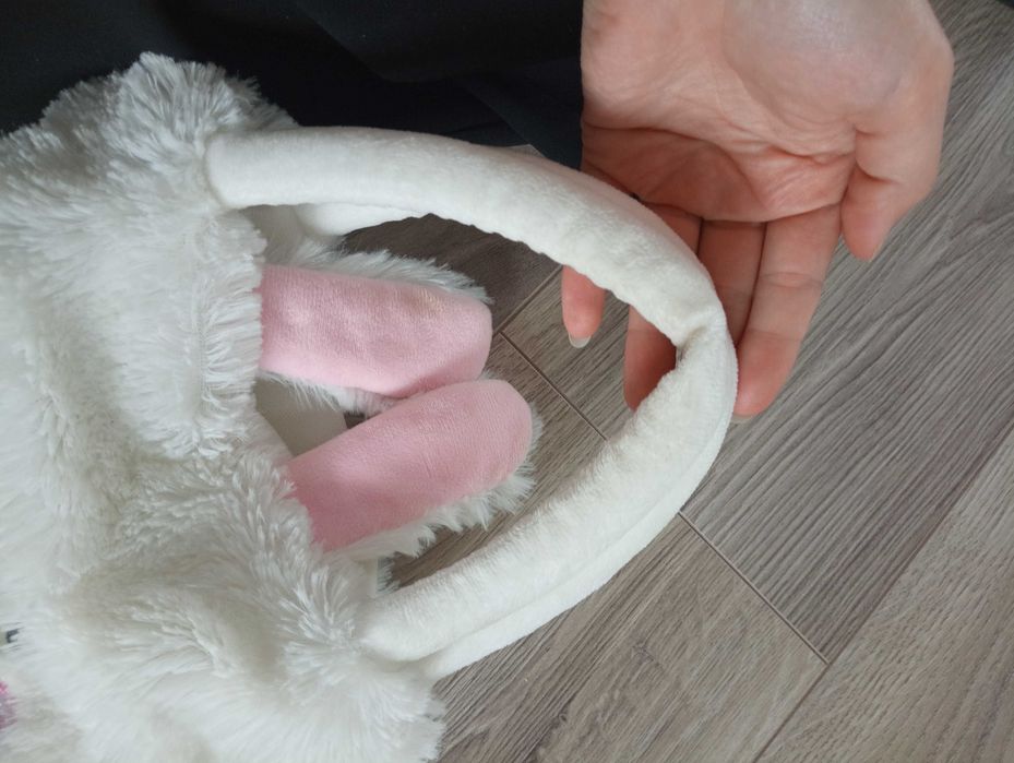 Pluszowa torba dla dzieci zajączek