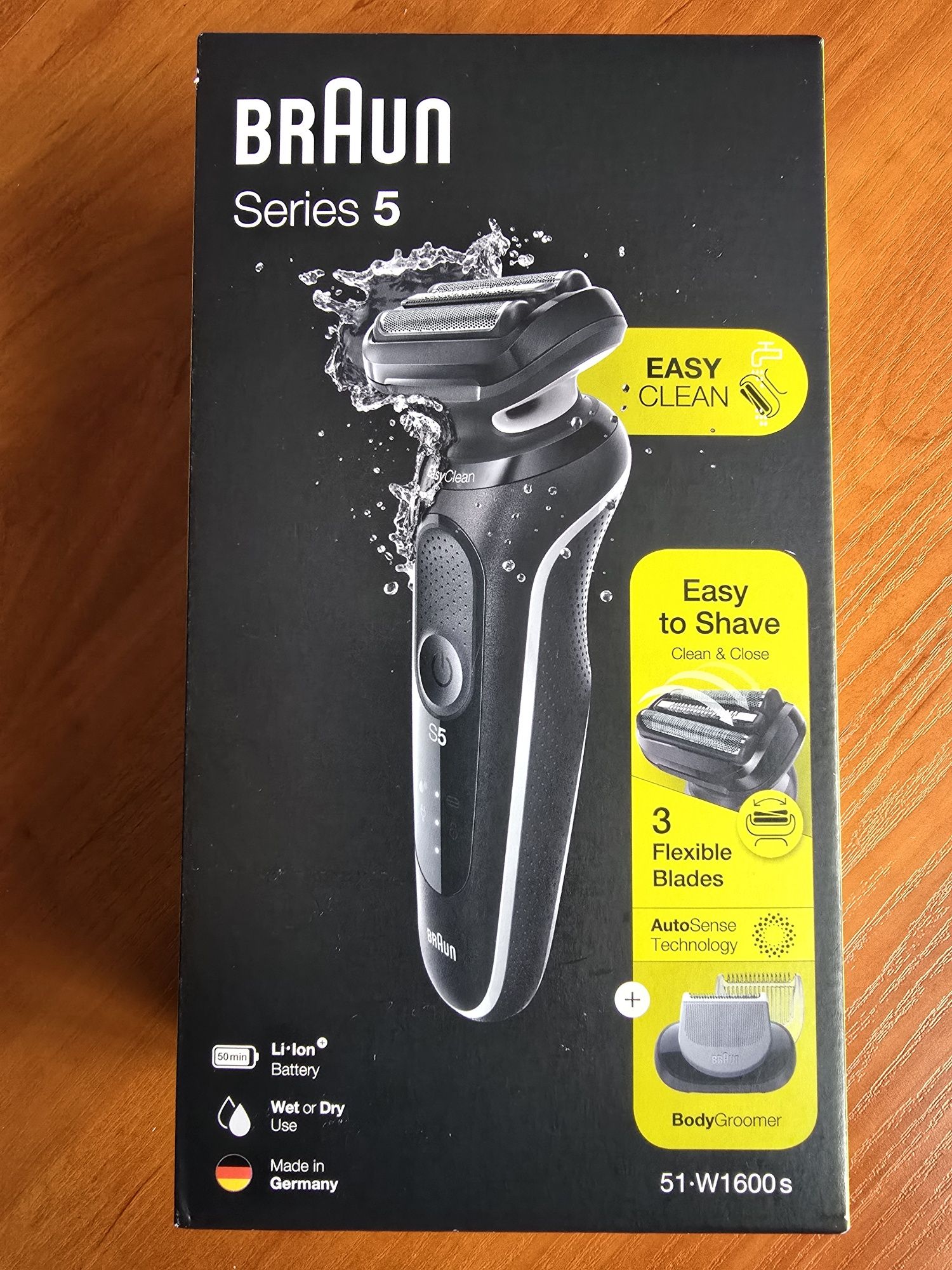 Braun Series 5 51-W1600s NOWA Golarka do golenia na mokro i na sucho