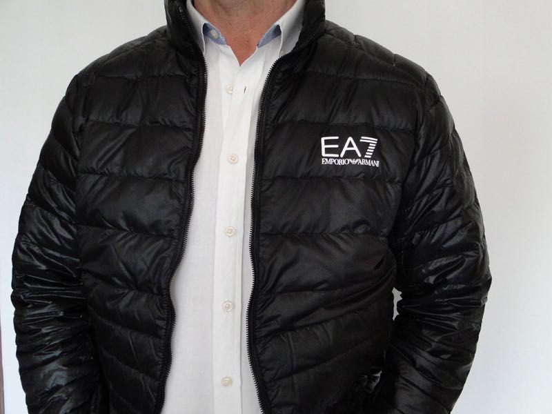 Kurtka ARMANI EA7 rozmiar 2XL czarny stójka ITALY PROMOCJA !Wyprzedaż