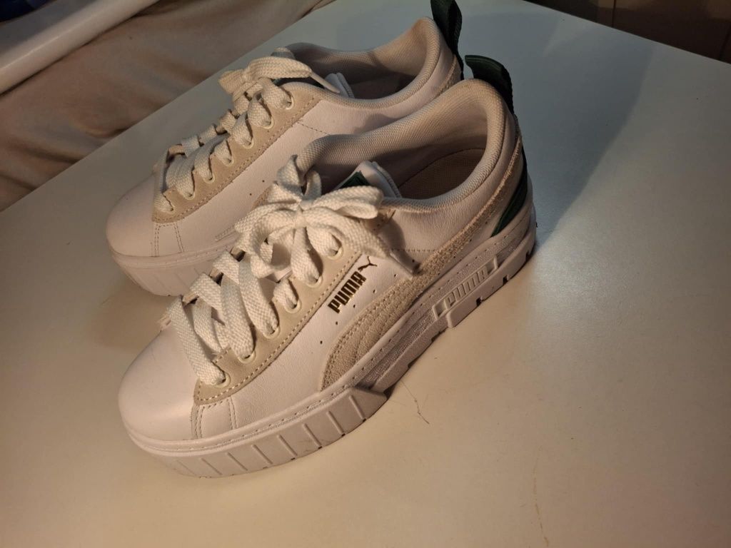 Puma Mayze Platform - białe, r. 38, jak nowe